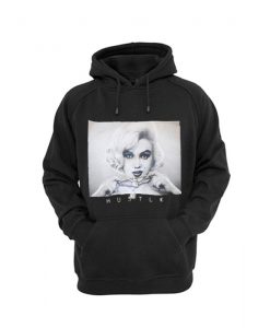 M Black Marilyn Monroe Hustle Hoodie