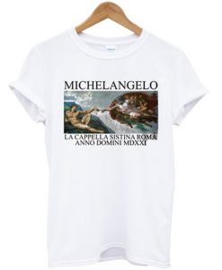 Michelangelo la cappella sistina roma T Shirt