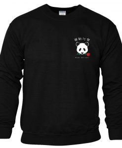 Riot Society Panda Rose Sweatshirt