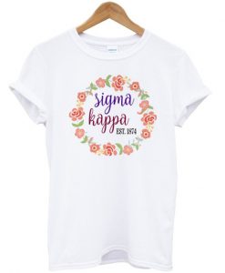 Sigma Kappa Maicy Floral T Shirt