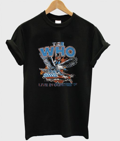 The Who 1982 Farewell Concert Tour T Shirt