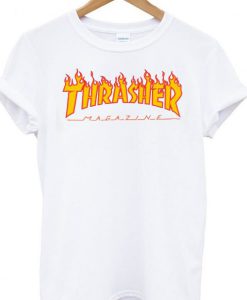 Thrasher magazine fire T-shirt