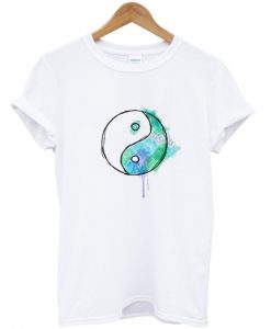 Yin Yang Watercolor T Shirt