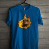 Flaming Bus T Shirt