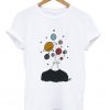 Minimalist Popping Planets T Shirt