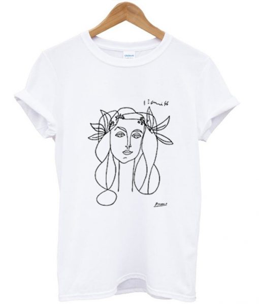 Picasso Woman (Francoise Gilot) Sketch T Shirt