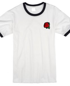 Rose Ringer T Shirt