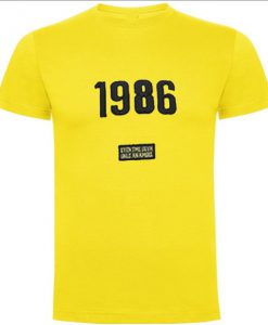 1986 Yellow T Shirt