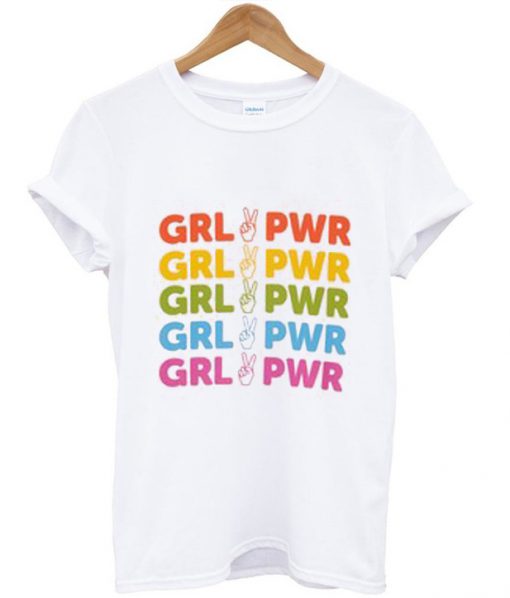 Grl Pwr Rainbow T Shirt