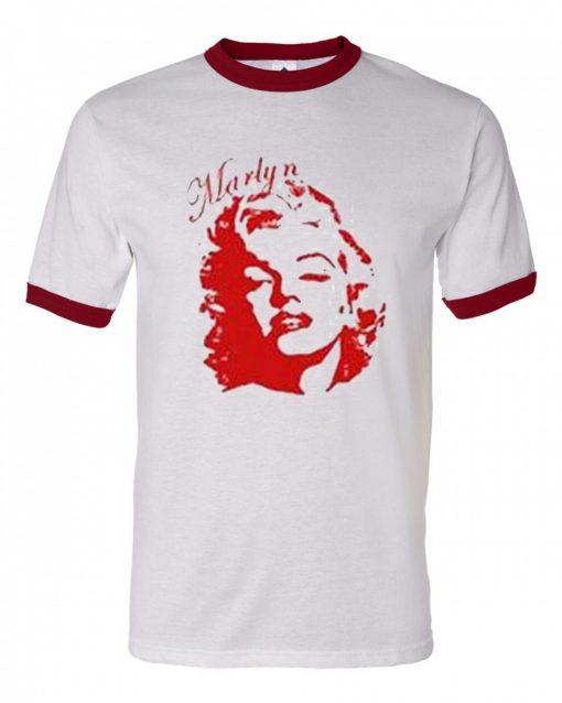 Marlyn Monroe Ringer T Shirt