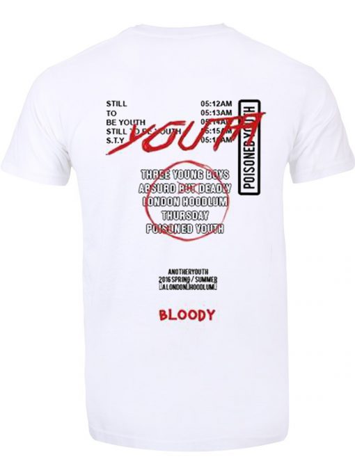 Poisoned Youth T Shirt Back