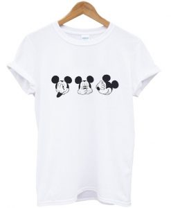 Three Head Mickey Mouse T Shirt