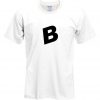 B Font T Shirt