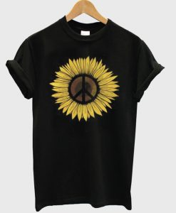 Hippie inside Sunflower T Shirt