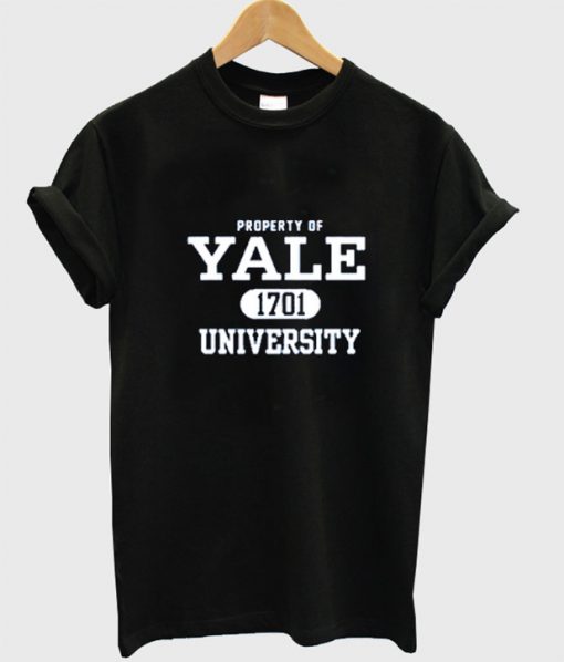 Property Of Yale 1701 University T-Shirt