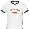 road trip babe baseball tshirt