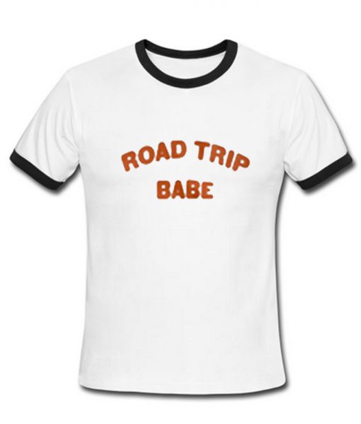 road trip babe baseball tshirt