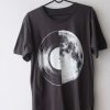 Half Moon Record Album Graphic Music Printed T Shirt