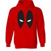 Deadpool Red Mask Logo Hoodie