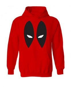 Deadpool Red Mask Logo Hoodie