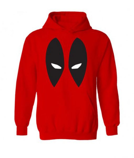 Deadpool Red Mask Logo Hoodie