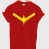 Minimalist Captain Marvel T Shirt