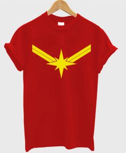 Minimalist Captain Marvel T Shirt