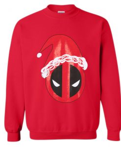 Santa Hat Deadpool Sweatshirt