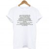 Why do we talk about love T Shirt