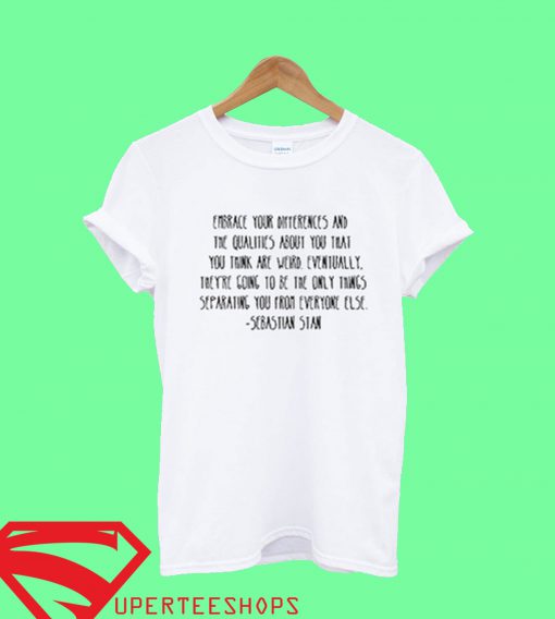 Sebastian Stan Quotes T Shirt