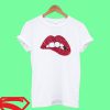 Sequin Lips T Shirt