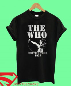 Who British Tour 1973 T Shirt