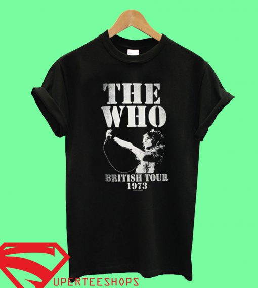 Who British Tour 1973 T Shirt