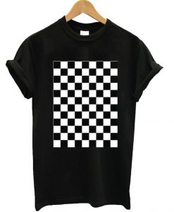 Checkered Black T Shirt