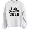 I Am Freaking Cold Sweatshirt