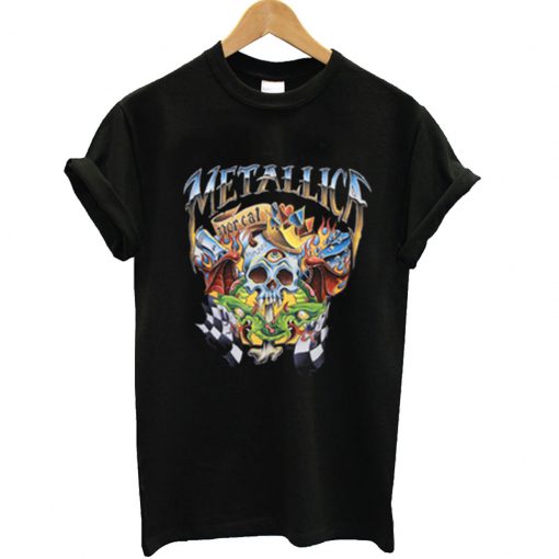Metallica Checkered Flag T Shirt
