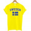 Sweden Yellow T Shirt