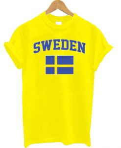 Sweden Yellow T Shirt