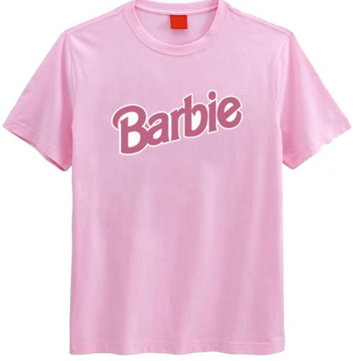 Barbie Logo Light Pink T Shirt