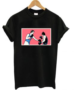 Batman and Superman Boxing T Shirt