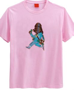 Benjamin Franklin Running With Bag Full Of Money T Shirt