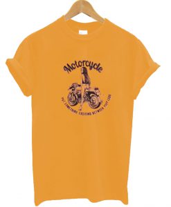 Motorcycle Yellow T Shirt