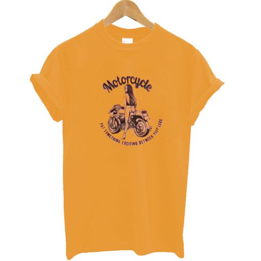 Motorcycle Yellow T Shirt