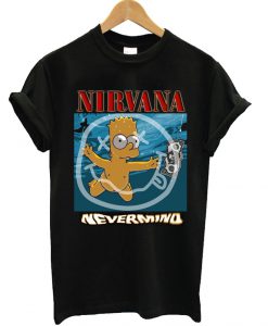 Nirvana Simpson Nevermind T Shirt