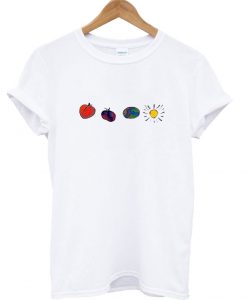 Peach Plum Earth Sun T Shirt