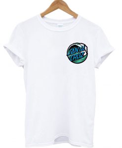 Santa Cruz Wave logo T Shirt