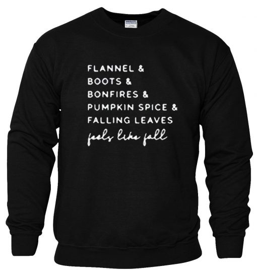 Flannel Boots And Bonfires Sweatshirt