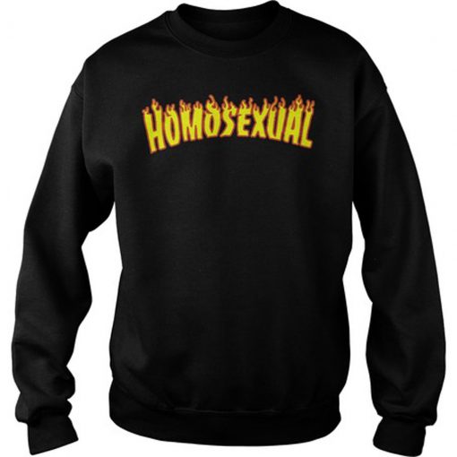 Homosexual Thrasher Flame Sweatshirt
