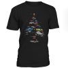 Mustang Car Christmas Tree T Shirt