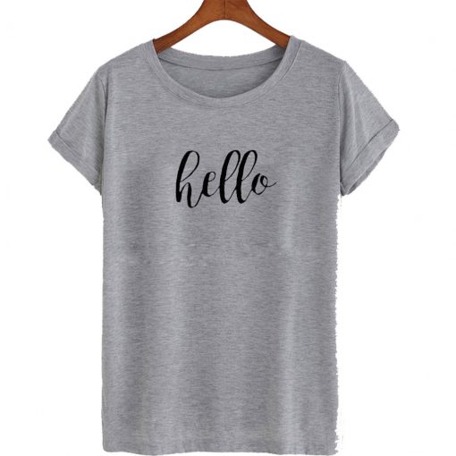 People Tree Organic 'Hello' T Shirt